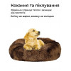 Ліжко «Ворс» коричнева 90 см